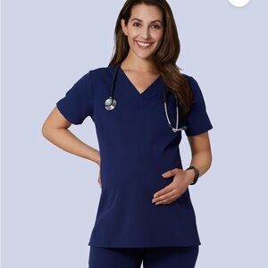 Classic Navy Women's Short Sleeve Top